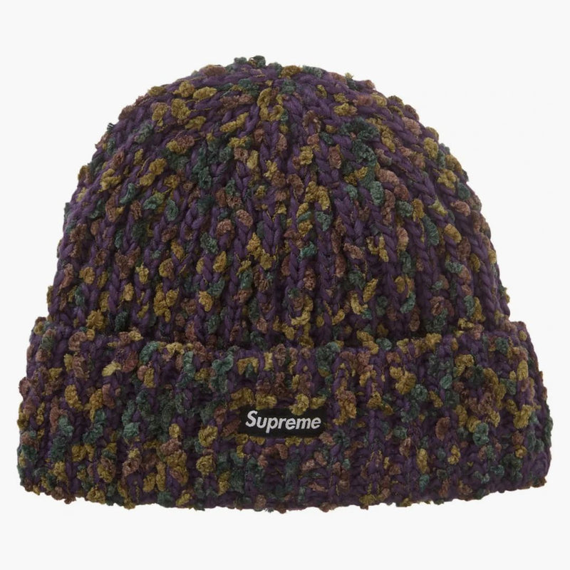 Najwyższa czapka Chenille Dark Purple
