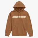 Supreme Chenille Hooded Sweatshirt Brown