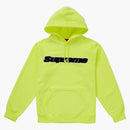 Supremia sudadera con capucha de chenille amarillo brillante