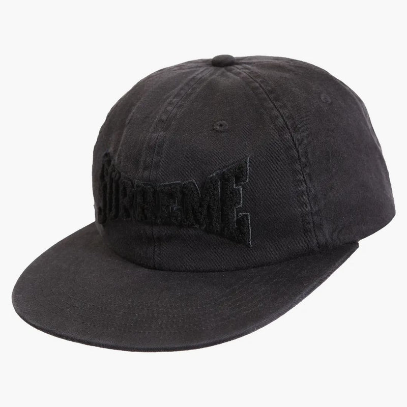 Nejvyšší logo Chenille 6 Panel Black