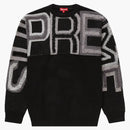 Supreme Chenille Logo Sweater Black