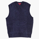 Supreme Chenille Sweater Vest Navy