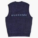 Supreme Chenille Sweater Vest Navy