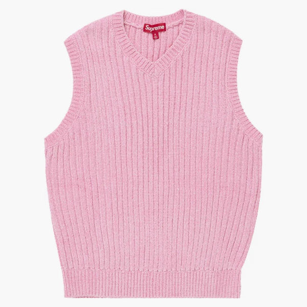 Supreme Chenille Sweater Vest Light Purple