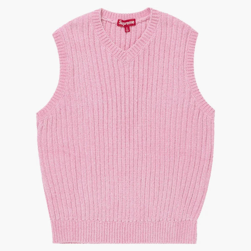 Supreme Chenille tröja Vest Light Purple