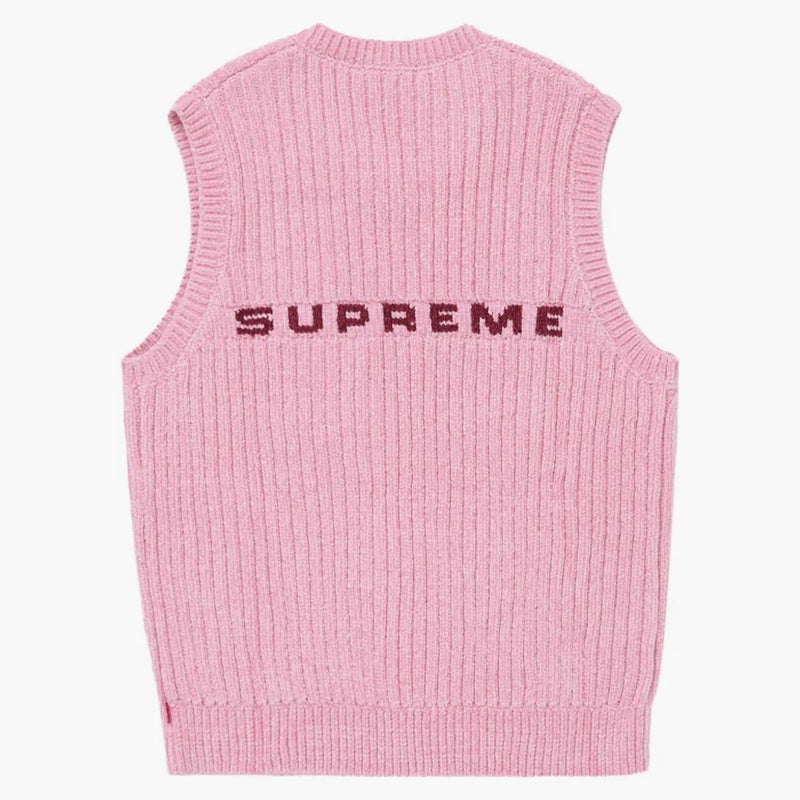 Supreme Chenille tröja Vest Light Purple