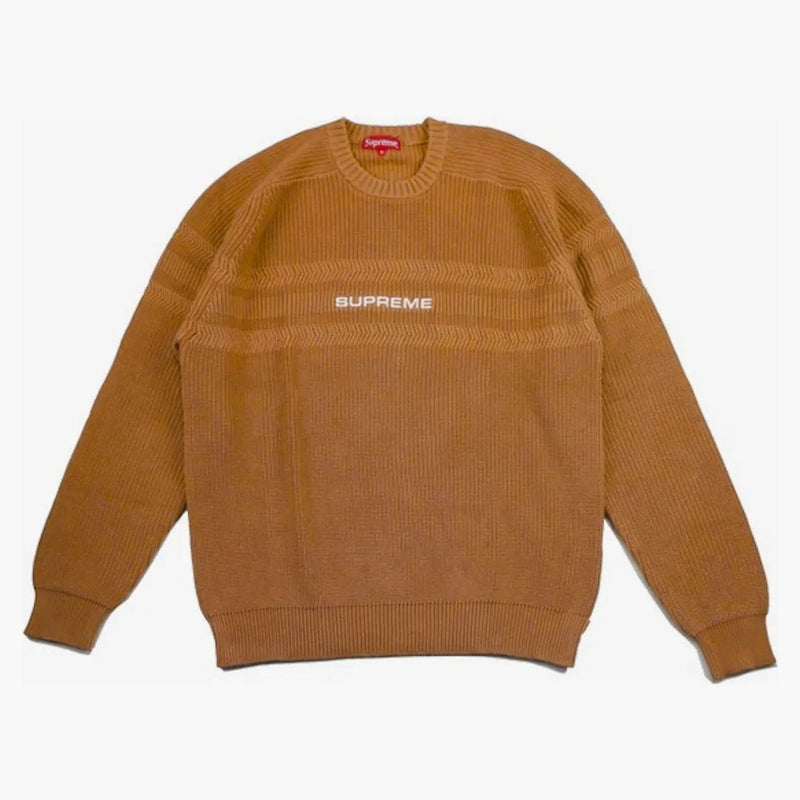 Supreme Chest Stripe Raglan tröja Brown