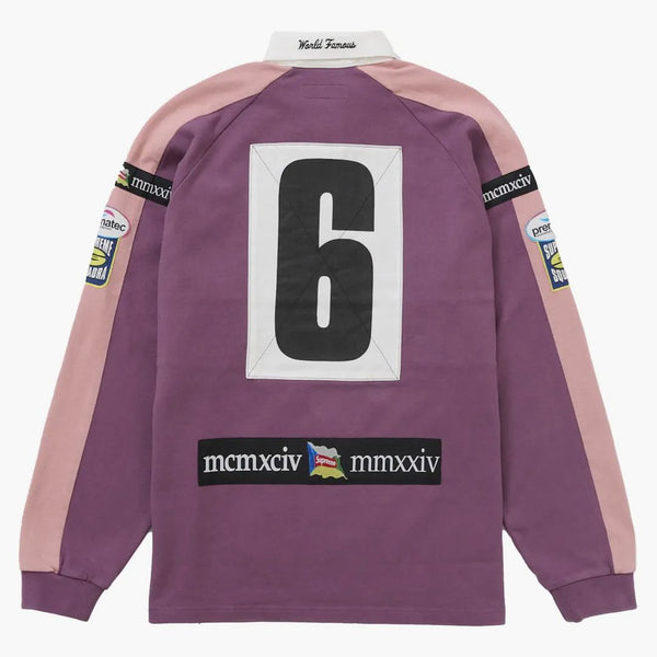 Supreme Chest Stripe Rugby Purple