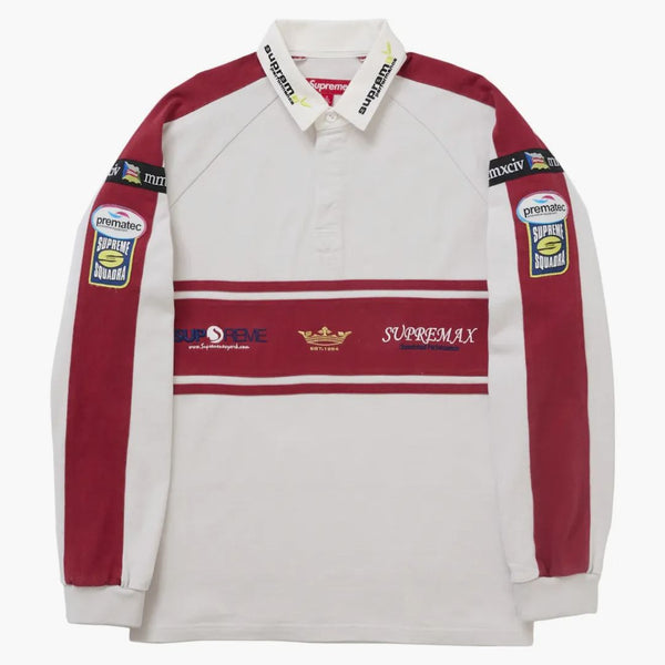 Supreme Chest Stripe Rugby Stone
