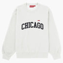 Supreme Chicago Shop Small Box Crewneck White