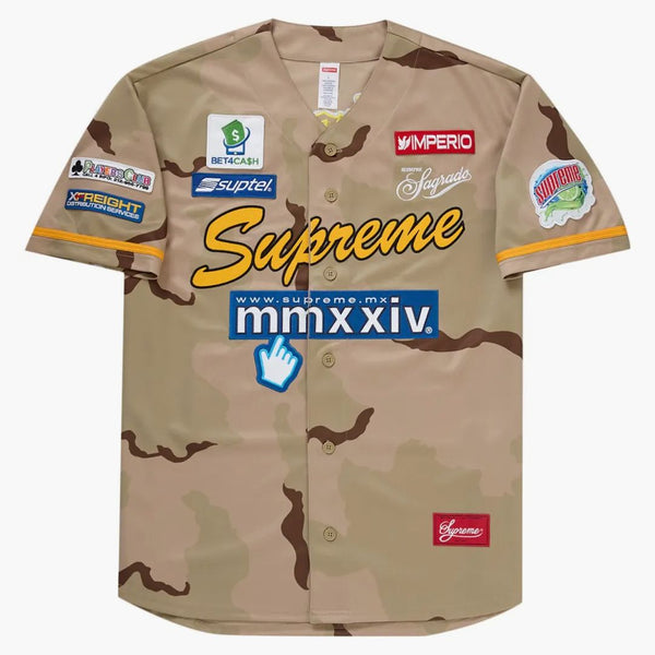 Supreme Chosen One Baseball Jersey Desert Camo