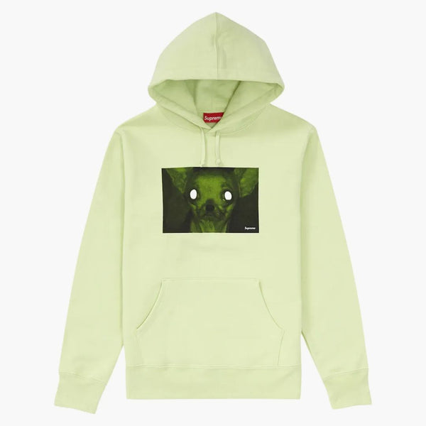 Supreme Chris Cunningham Chihuahua Hooded Sweatshirt blek mynta