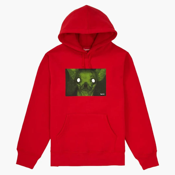 Supreme Chris Cunningham Chihuahua Hooded Sweatshirt Red