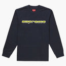 Supreme Chrome Logo L/S Top Navy