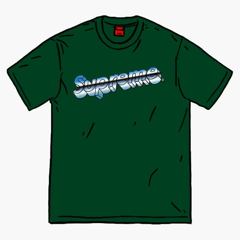 Nejvyšší chromový logo čaj tmavě zelená