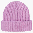 Supreme Chunky Rib Classic Logo Beanie Pink