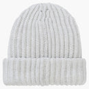 Supreme Chunky Rib Classic Logo Beanie White