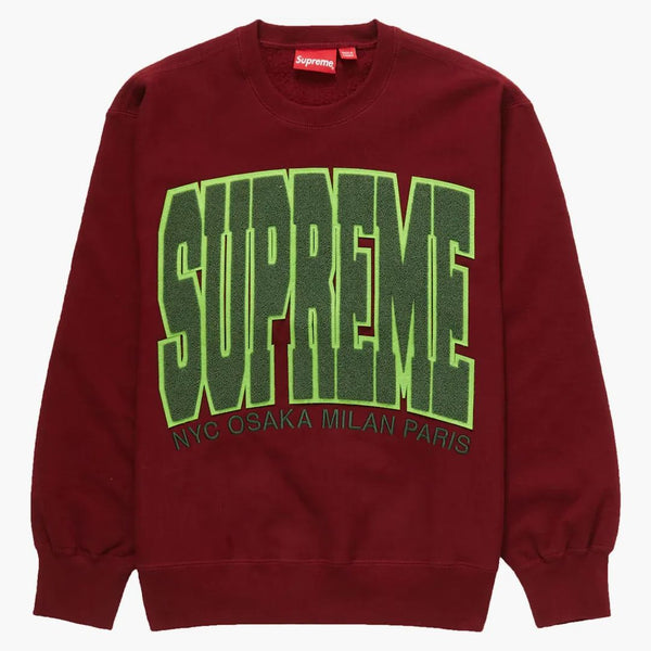Supreme Cities Arc Crewneck Cardinal