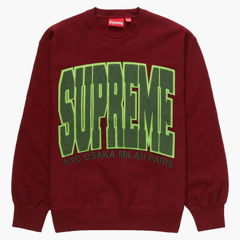 Supreme Cities Arc Crewneck Cardinal