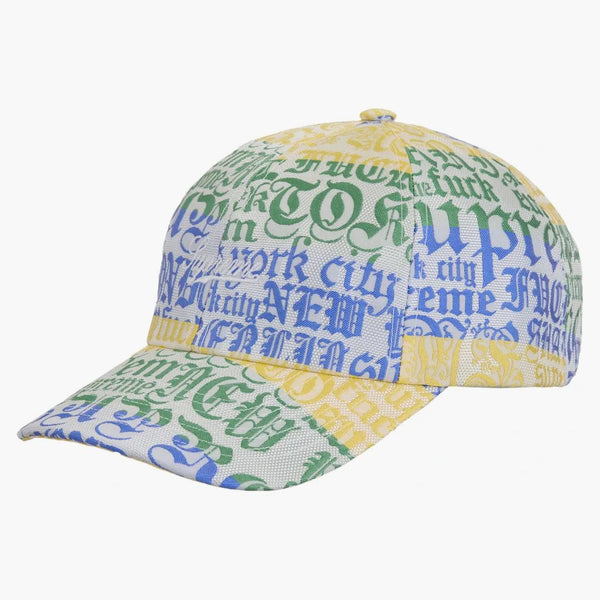Supreme Cities Jacquard 6-Panel White