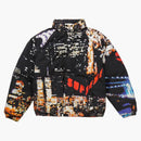 Supreme City Lights Puffy Jacket svart