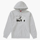 Supreme Classic Ad Hooded Sweatshirt Ash Grey