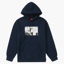 Supreme Classic Ad Hooded Sweatshirt Navy