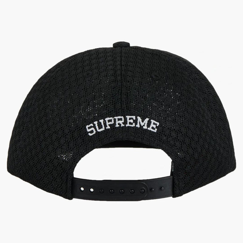 Supreme Classic Logo Air Mesh 6-Panel Black