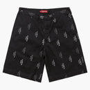 Supreme Classic Logo Chino Short Black