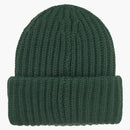 Supreme Classic Logo Chunky Ribbed Beanie (FW24) Tmavě zelená