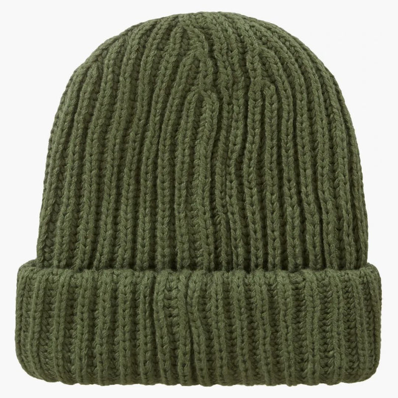 Nejvyšší klasické logo Chunky Ribbed Beanie Olive