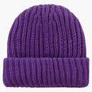 Supreme Classic Logo Chunky Ribbed Beanie Purple