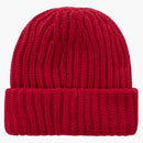 Supreme Classic Logo Chunky Ribbed Beanie Red