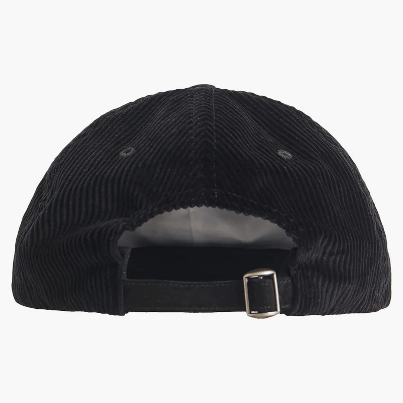 Supreme Classic Logo Corduroy 6-Panel Black