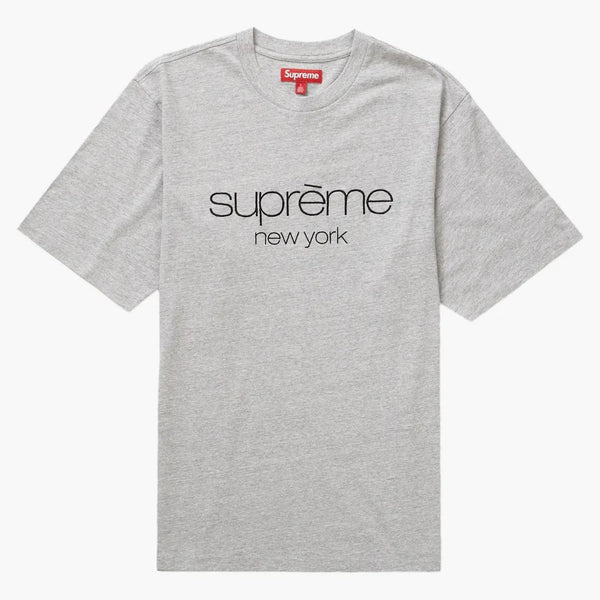Supreme Classic Logo S/S Top Heather Grey