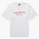 Supreme Classic Logo S/S Top White