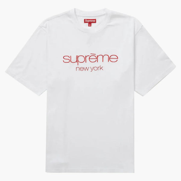 Logotipo clásico supremo S/s Top White