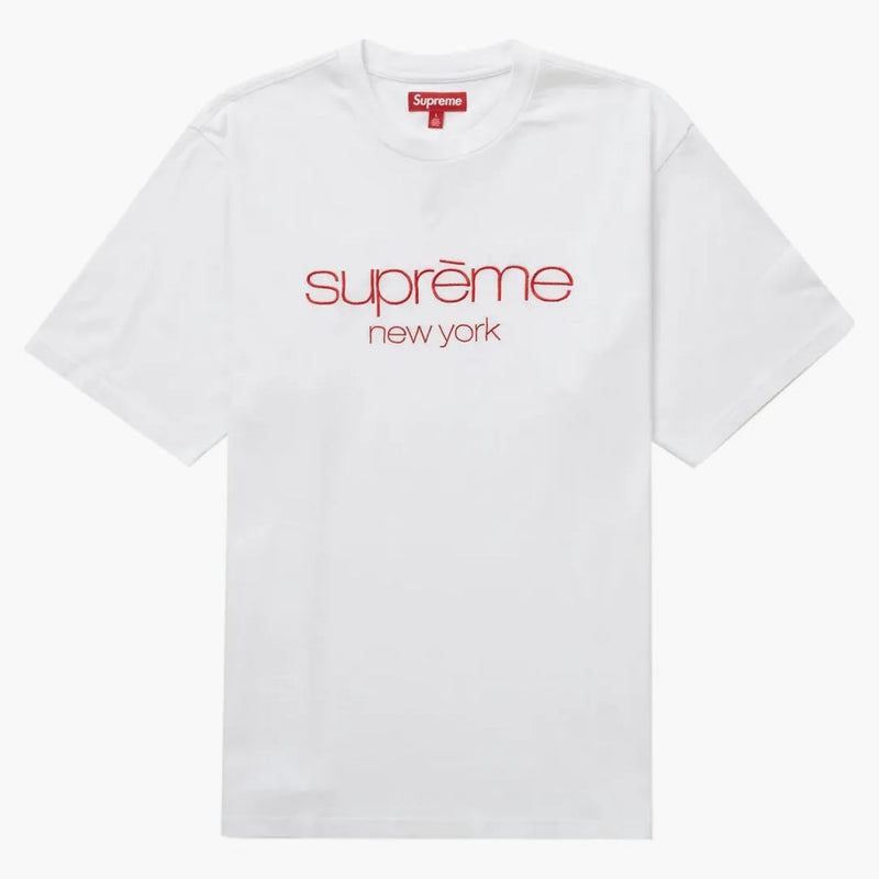 Logotipo clásico supremo S/s Top White