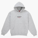 Supreme Classic Logo Los Angeles Shop Hooded Sweatshirt Heather Grey