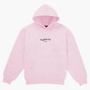 Supreme Classic Logo Shop Hooded Sweatshirt Light Pink