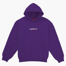Supreme Classic Logo Seoul Shop Hooded Sweatshirt Purple
