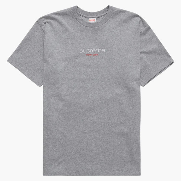 Supreme Classic Logo Tea Heather Gray