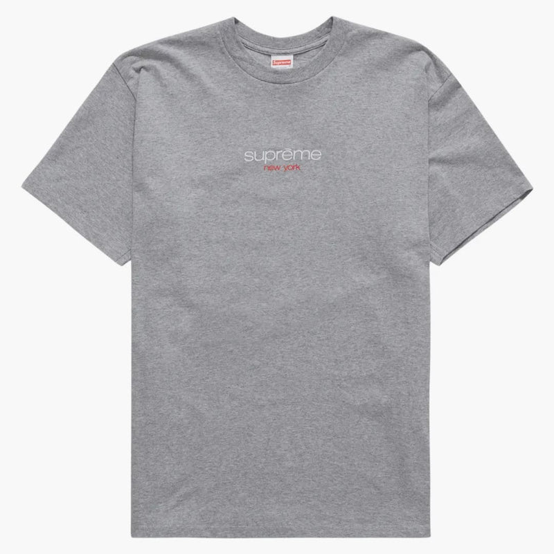 Supreme Classic Logo Tea Heather Gray