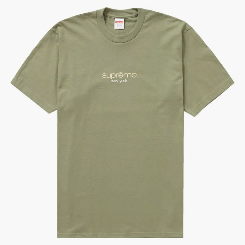 Supreme Classic Logo TEE Light Olive