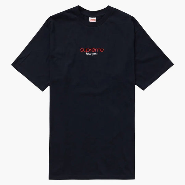 Supreme Classic Logo Tea Navy