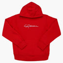 Supreme Classic Script Hooded Sweatshirt Red