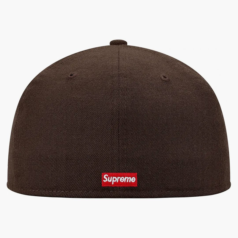 Supreme Classic Script New Era Cap Brown