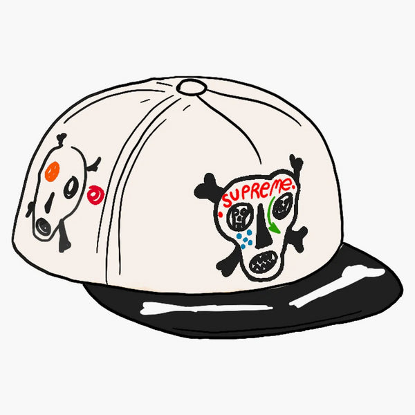 Supreme Clayton Patterson Skulls 5-panel Stone