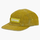 Supreme Coated Denim Camp Cap Yellow
