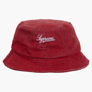 Supreme Coated Denim Crusher Red